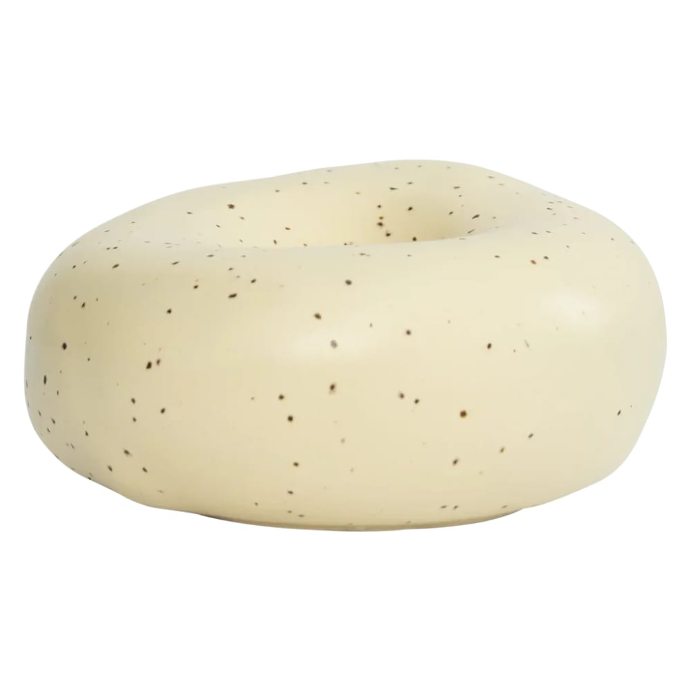 Urban Nature Culture Kerzenhalter aus Keramik gelb Ø 10 * 4.5 cm - Keramik