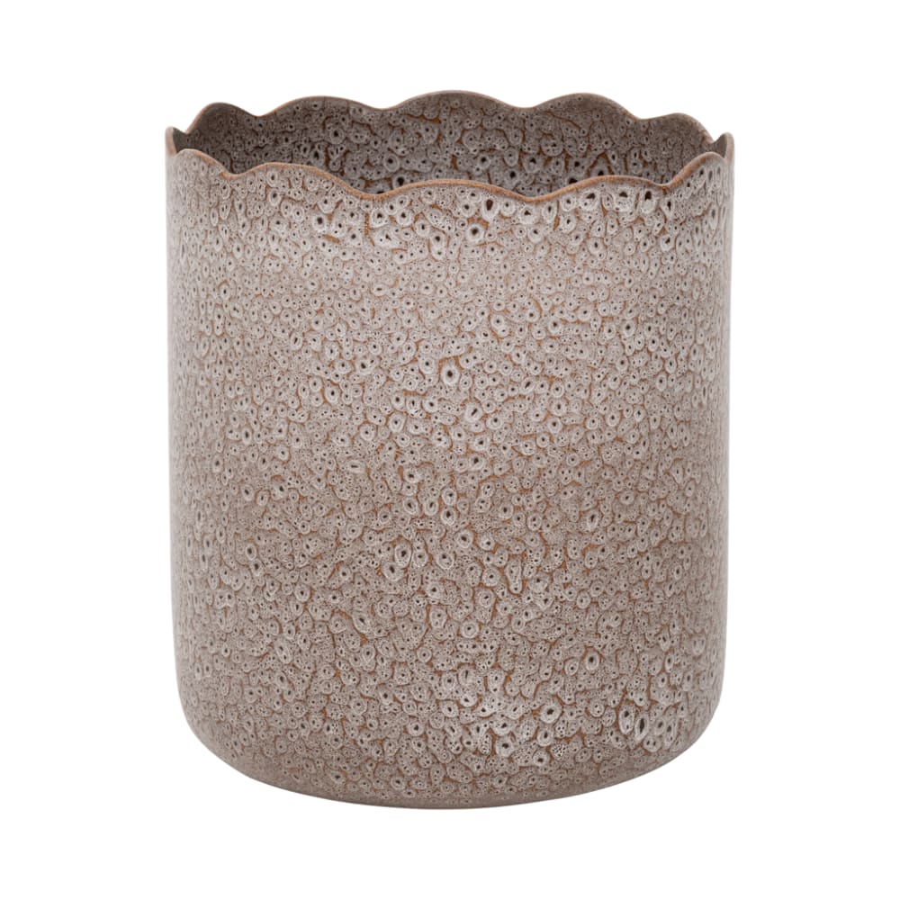 pot en céramique multicolore