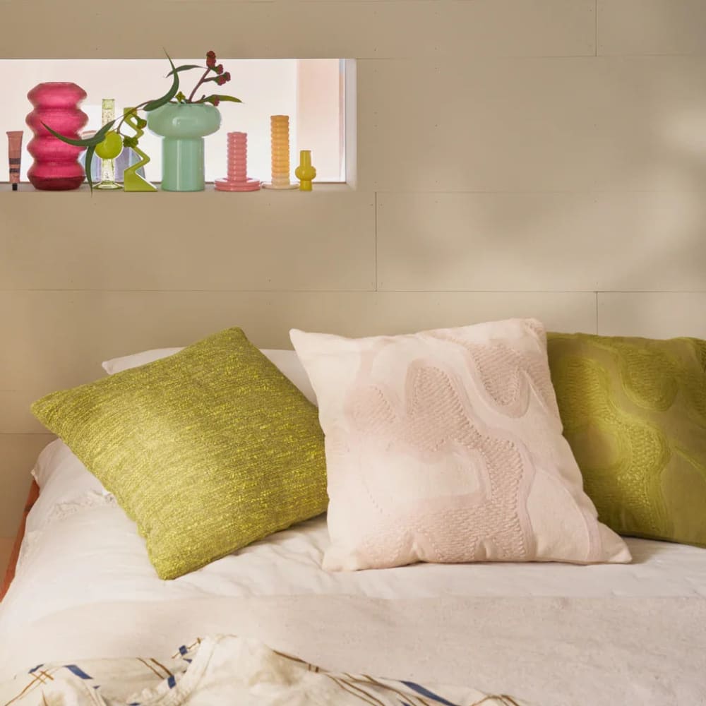 Kissen aus Baumwolle weiß 50 * 50 cm - Maisons Du Monde