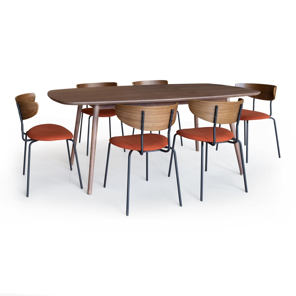 Ensemble table en bois - rectangulaire