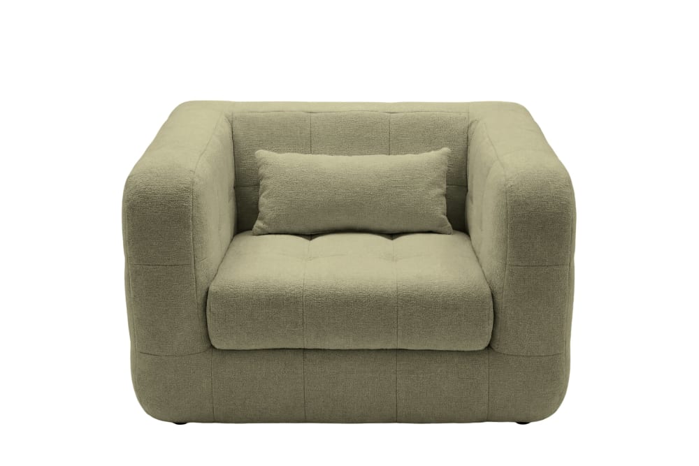 fauteuil en tissu chenille