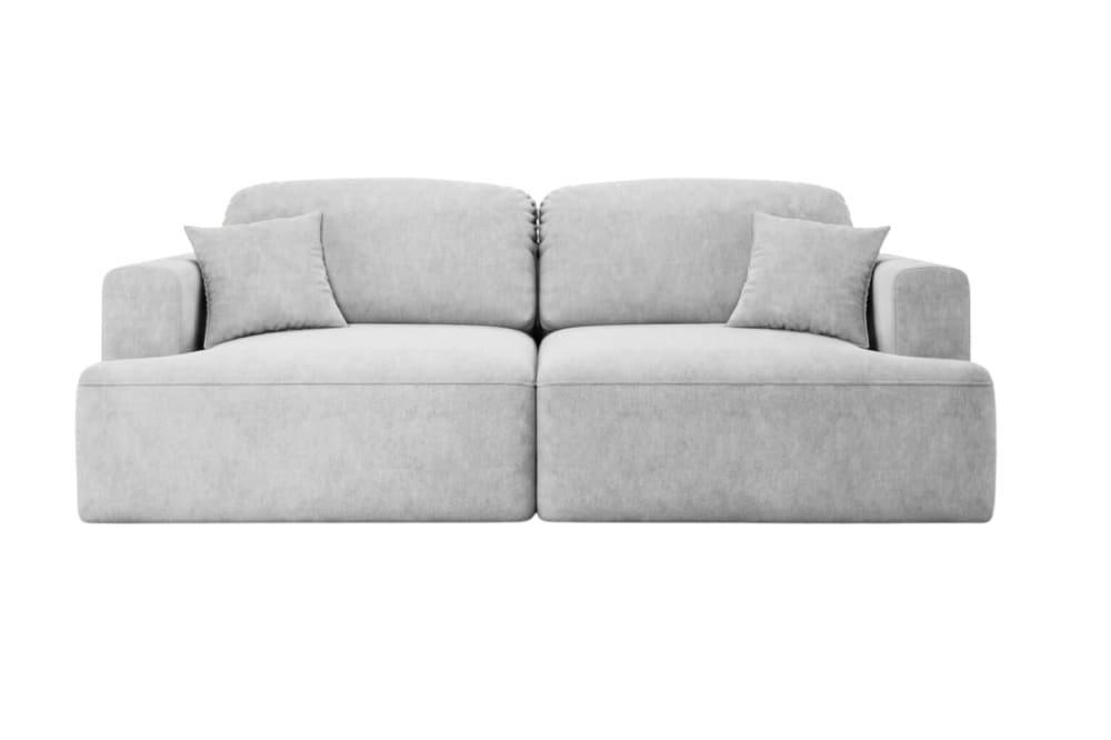 Canapé droit convertible - clair