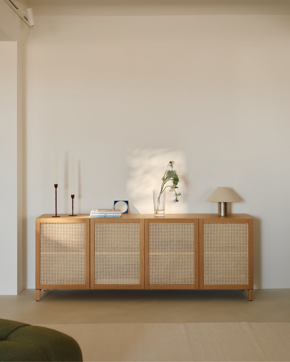 Sideboard aus Eiche und Naturfasern - Maisons Du Monde