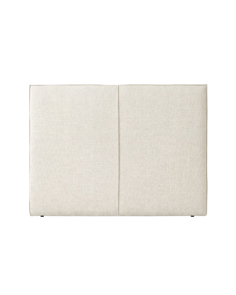 Tête de lit tapissée blanche 165 cm avec tissus naturels Tête de lit tapissée blanche 165 cm avec tissus naturels