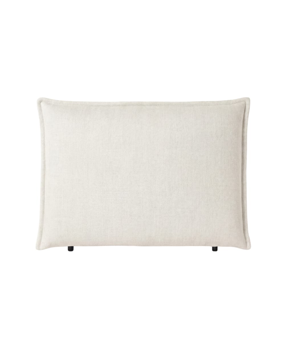 Tête de lit tapissée en tissus naturels blanche 150 cm Tête de lit tapissée en tissus naturels blanche 150 cm