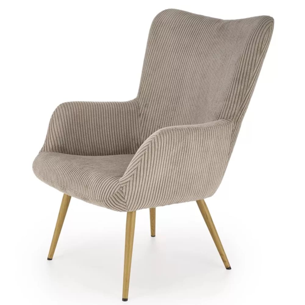 Fauteuil lounge en velours