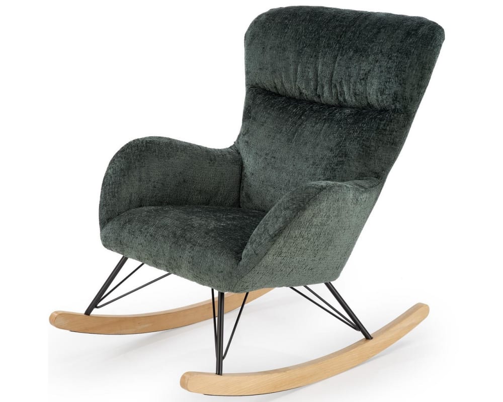 Rocking chair en tissu