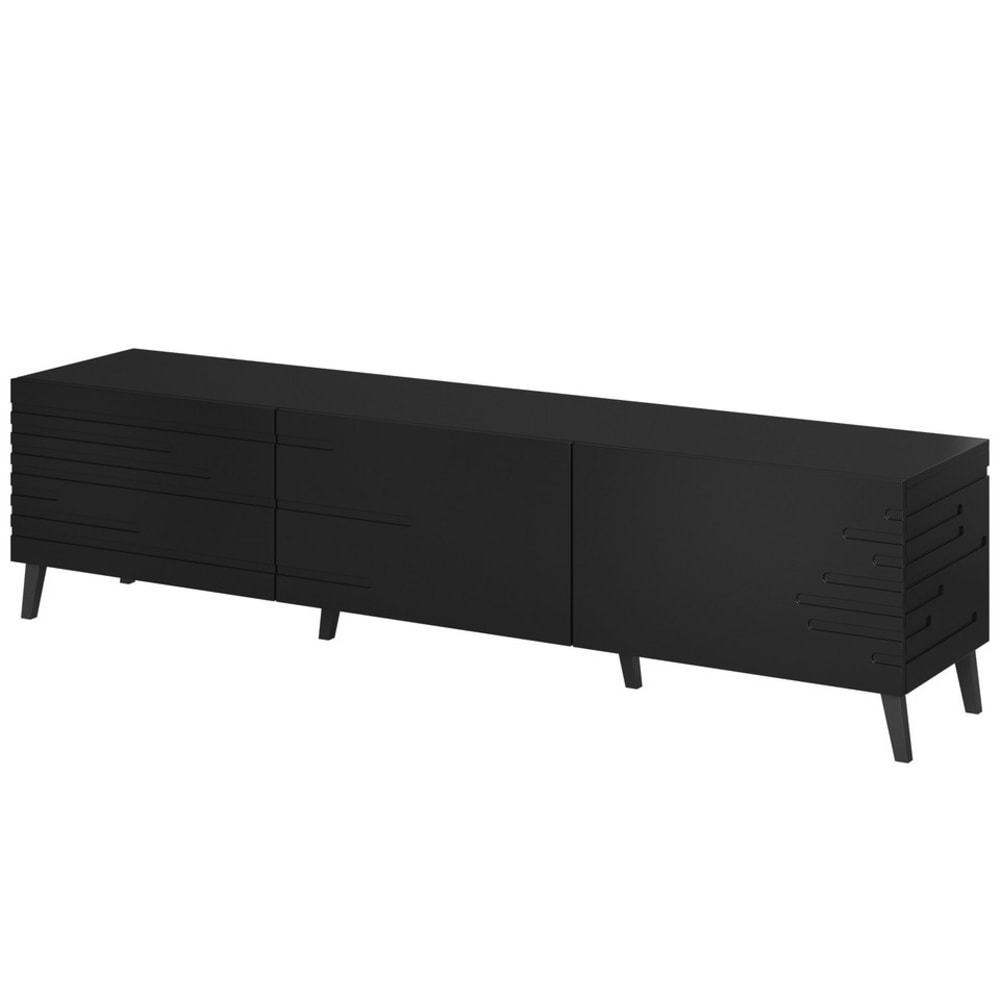 Meuble tv design noir