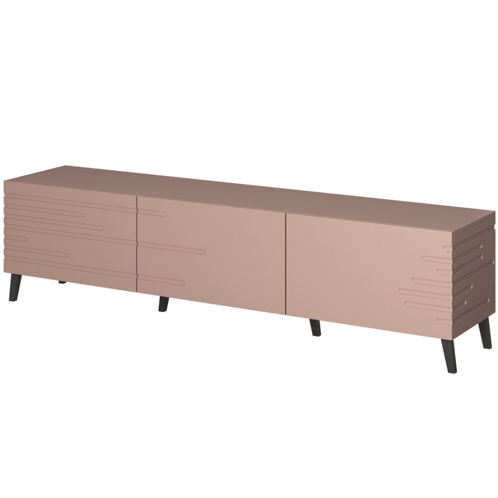 Meuble tv design rose