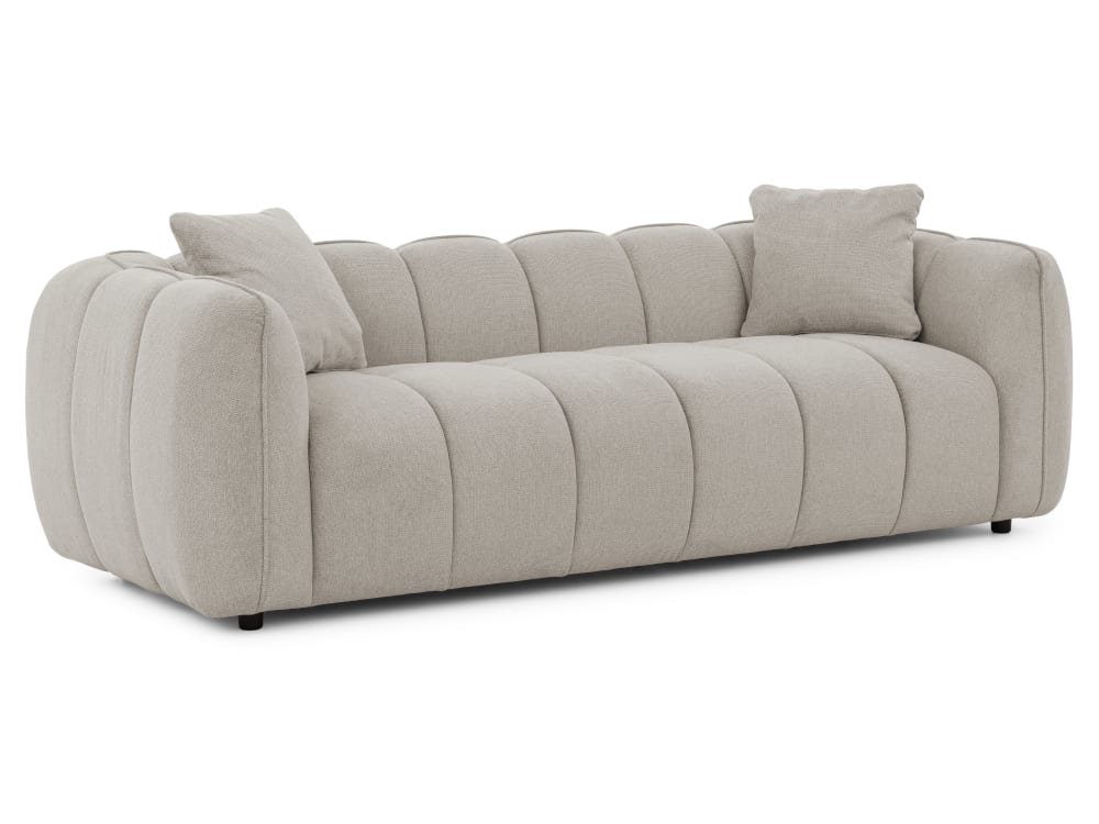 Canapé 3 places en tissu