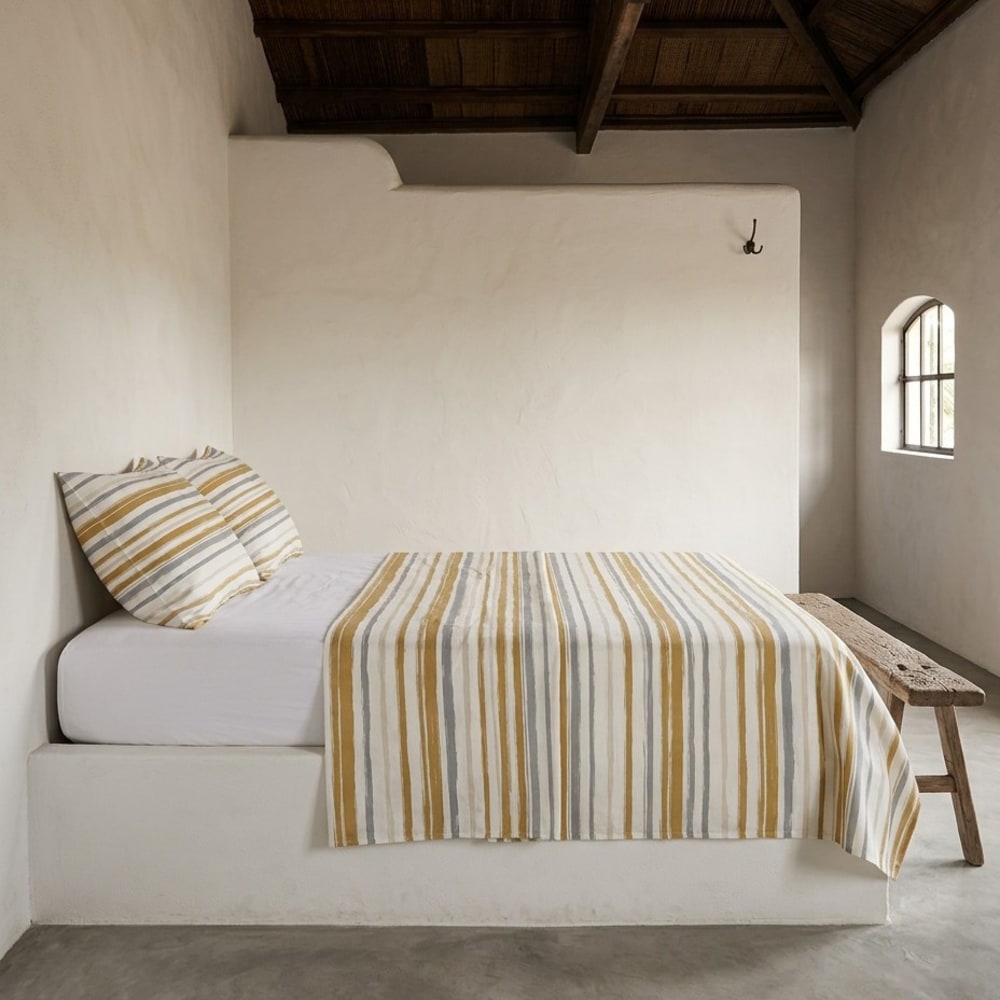 Bettwäsche-Set aus 100% Baumwolle, 105x200 + 45x125 cm - Maisons