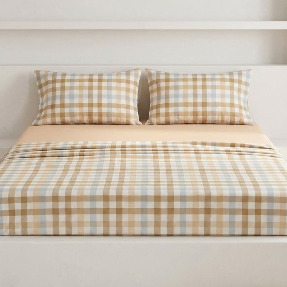 Bettwäsche-Set aus 100% Baumwolle, 180x200 + (2)50x110 cm -