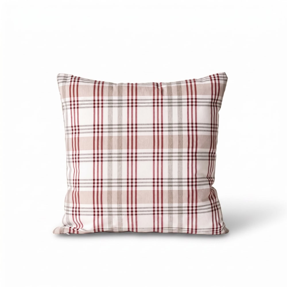 Gamusi 2er-Set Kissenbezüge aus Baumwolle, Grau 45x45 cm style landhaus Grau Öko-Tex Zertifikat Baumwolle