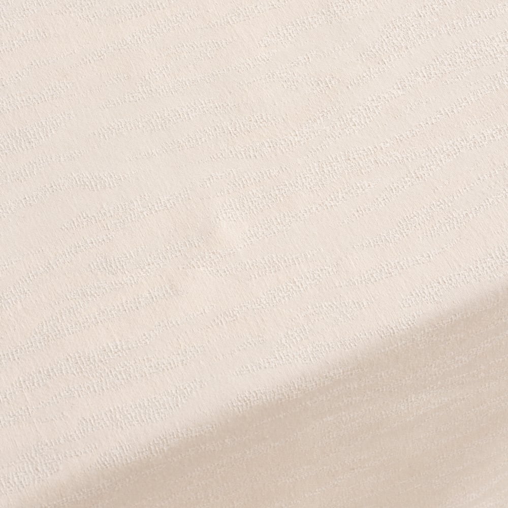 Fleckgeschützte Tischdecke mit Blumenstruktur, Natur 140x300 cm -