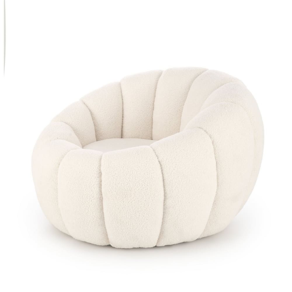 fauteuil rond coquillage