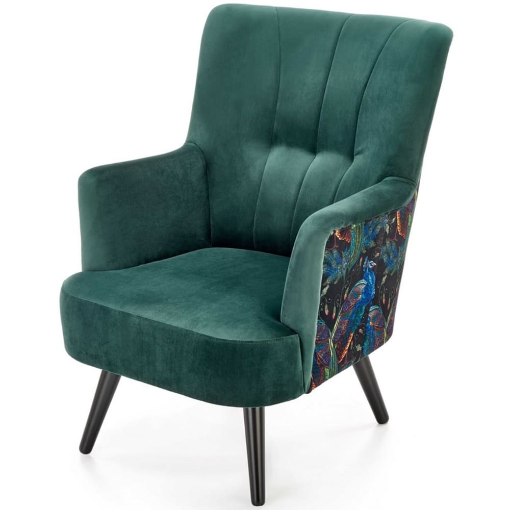 fauteuil lounge en velours