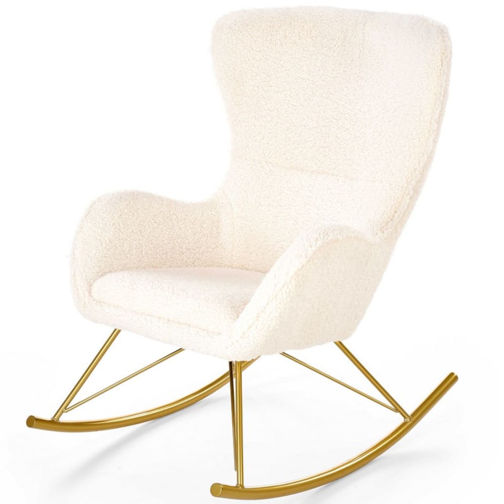 Rocking chair en tissu