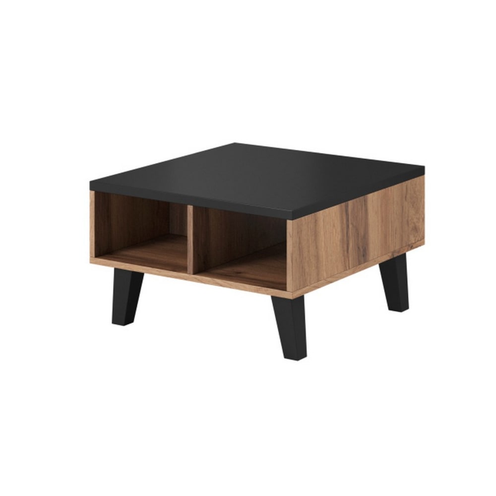 Table basse décor chêne