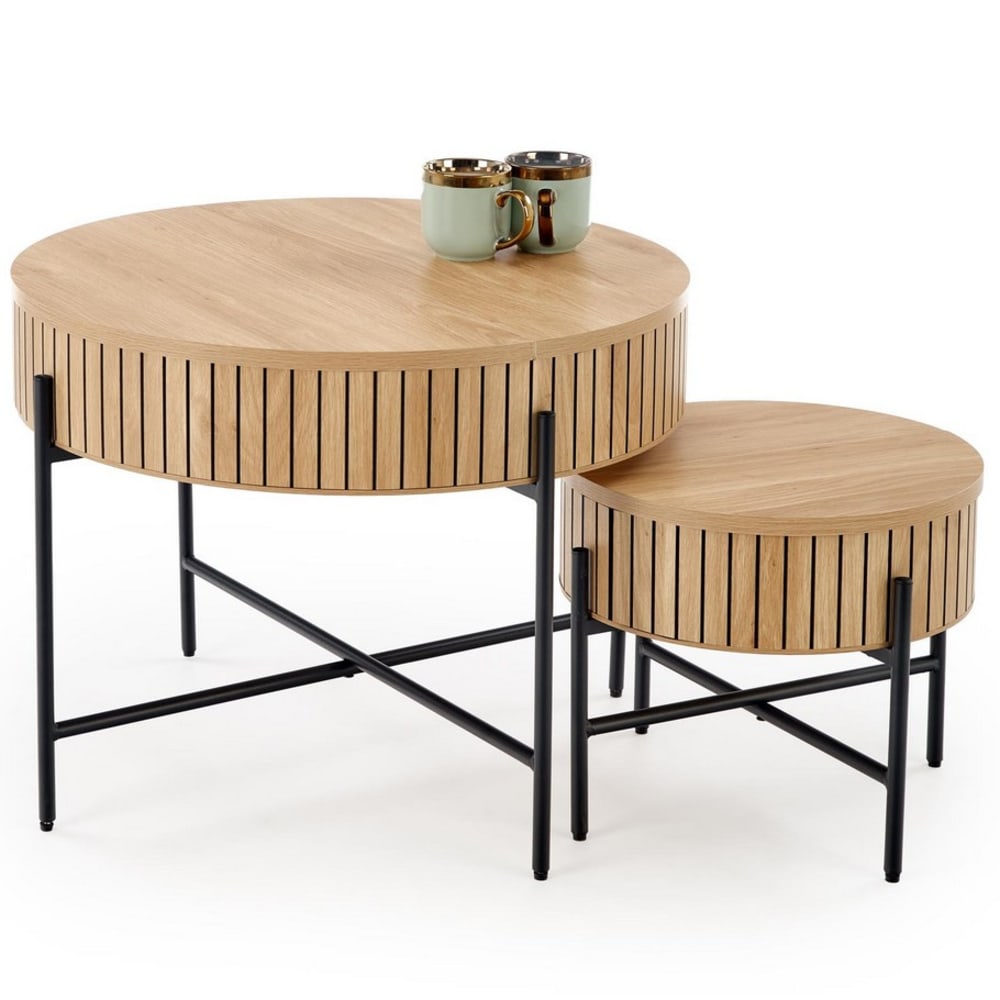 Set mit 2 zusammensetzbaren Couchtischen - Maisons Du Monde