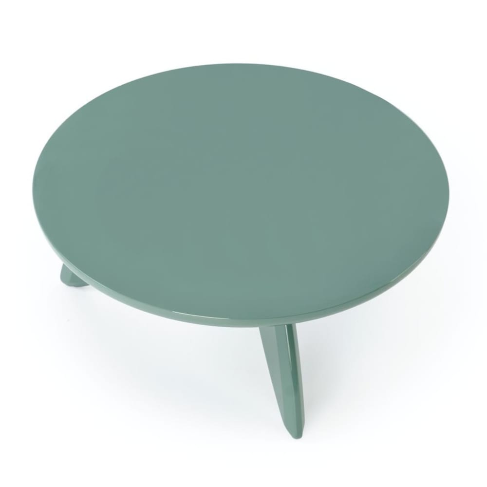 Table basse ronde  laquée