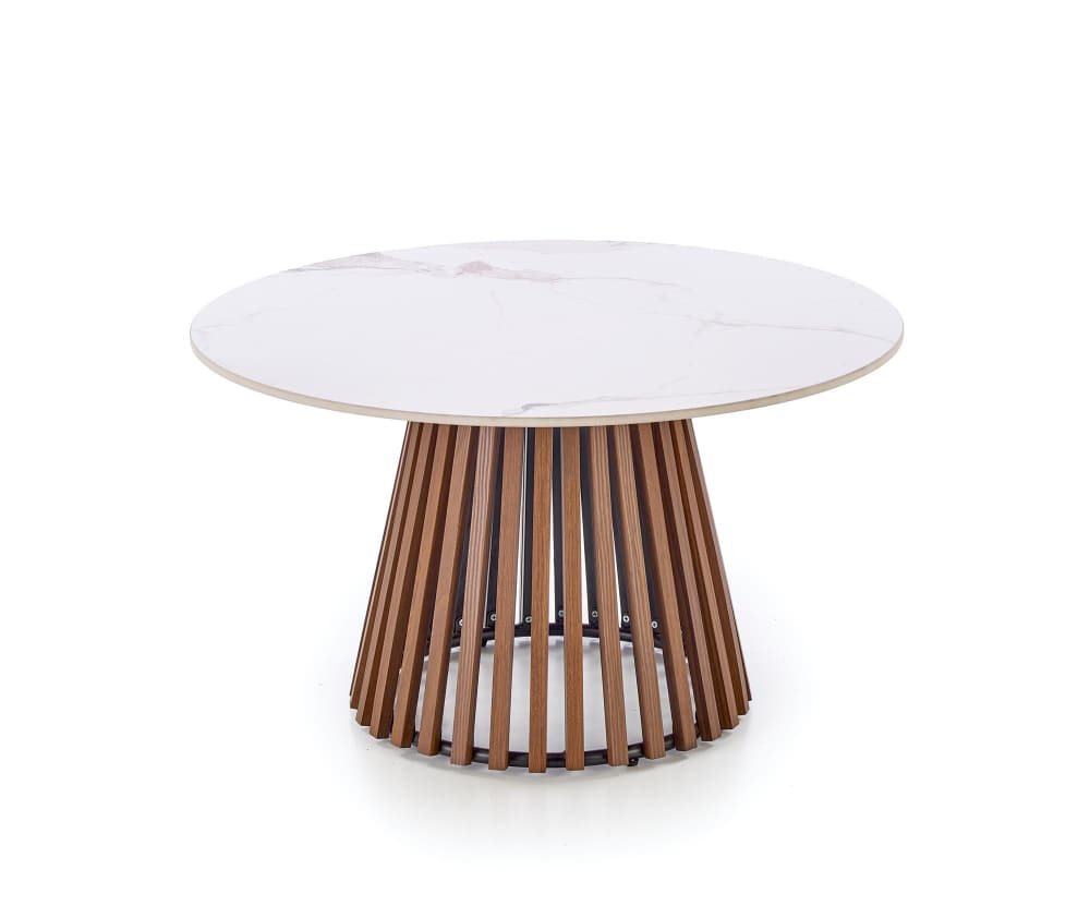 Table basse ronde aspect - pied
