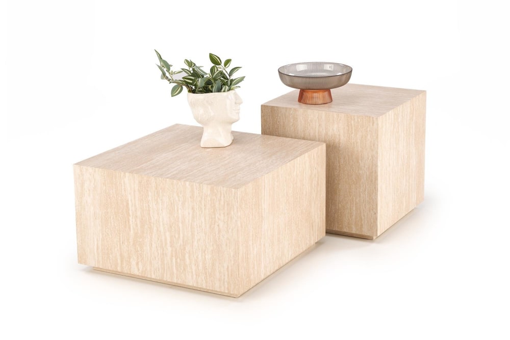 Petite table basse cubique 45 x 45cm