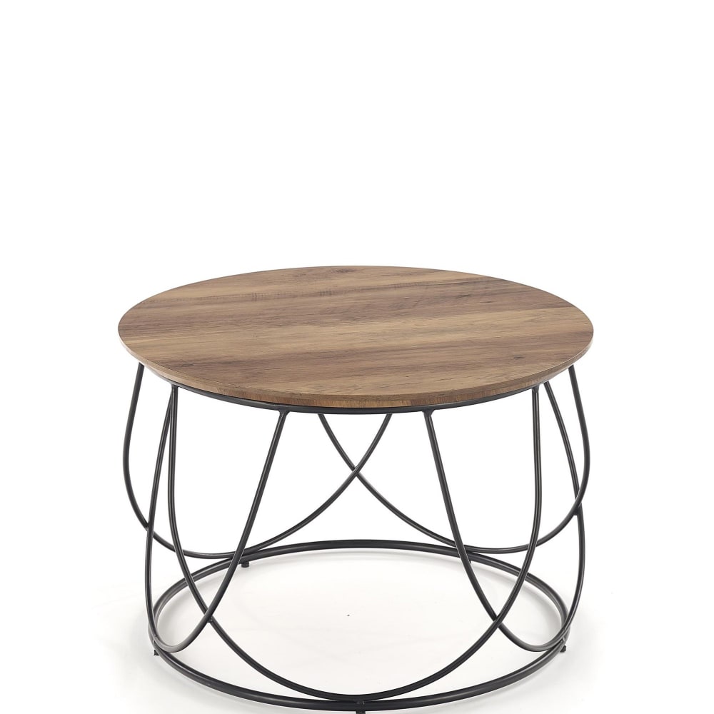 Table basse ronde et - acier