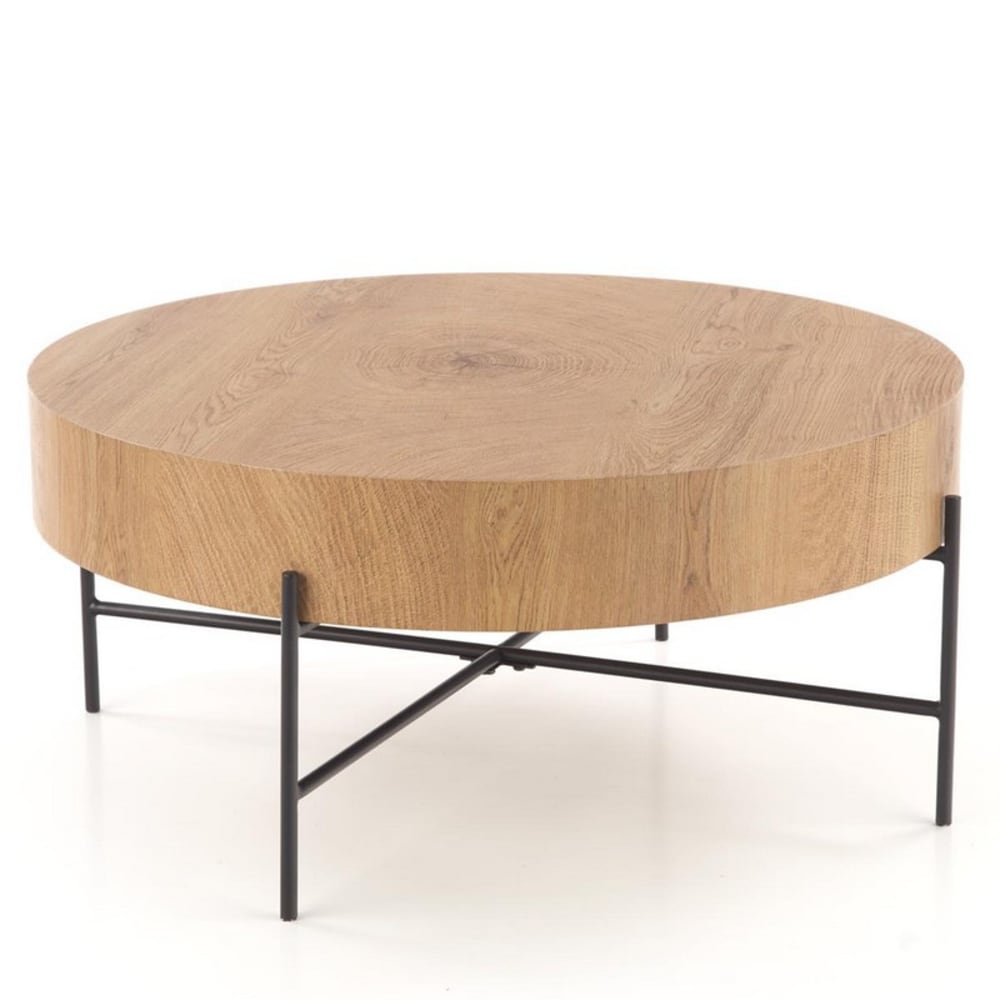 Tabe basse ronde aspect - 80cm