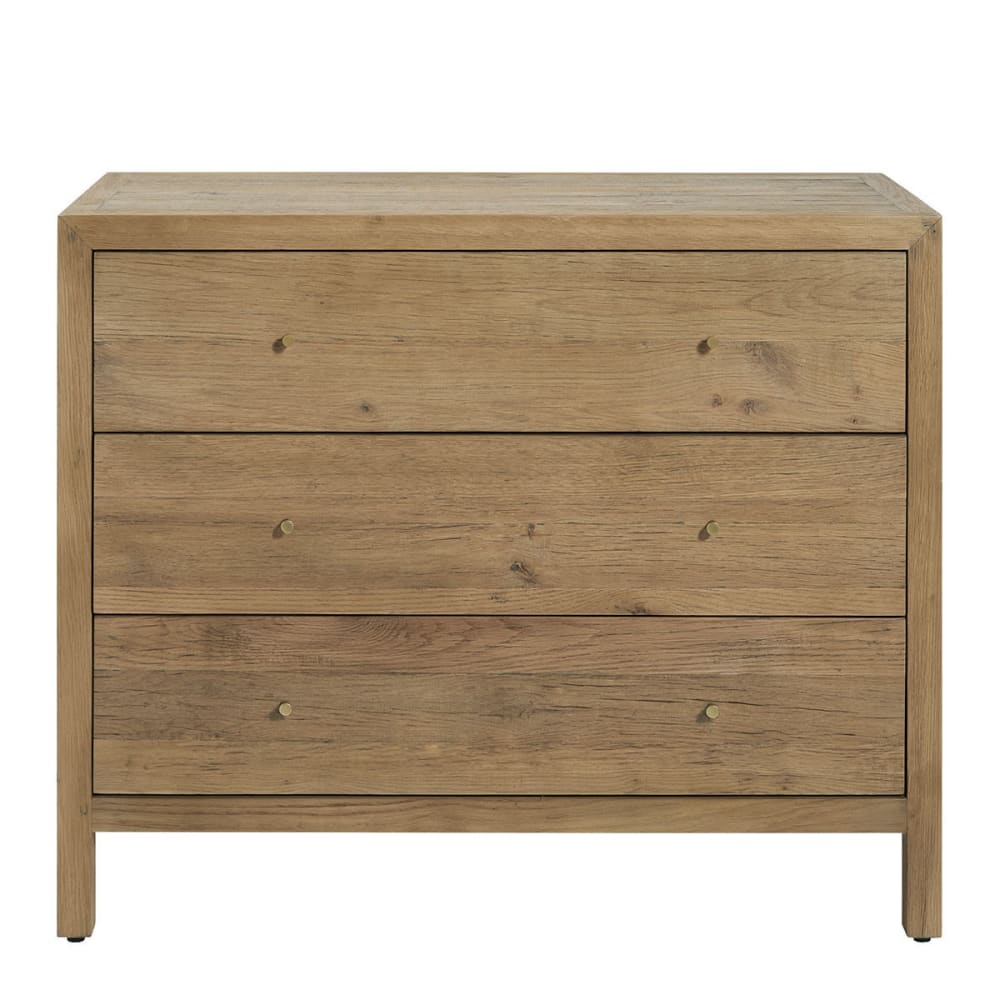 Commode en bois de chêne clair Commode en bois de chêne clair