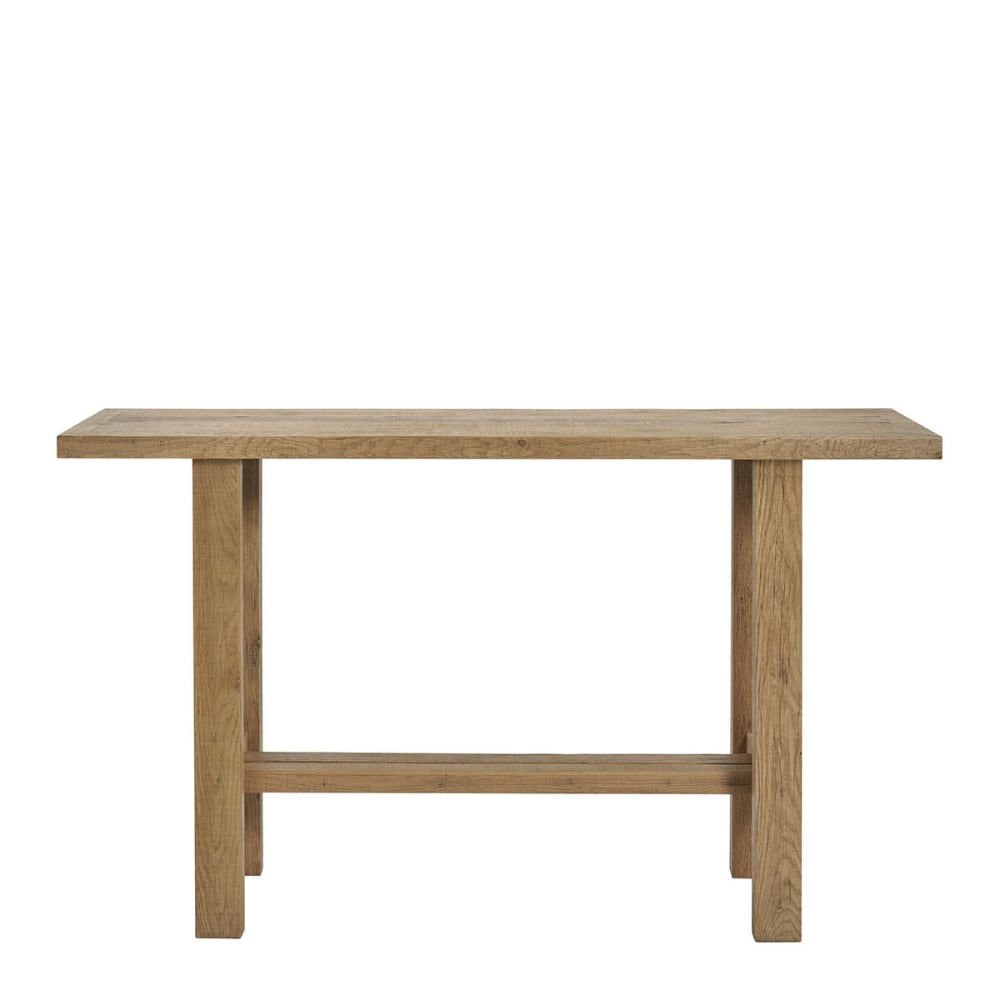 console en bois de chêne