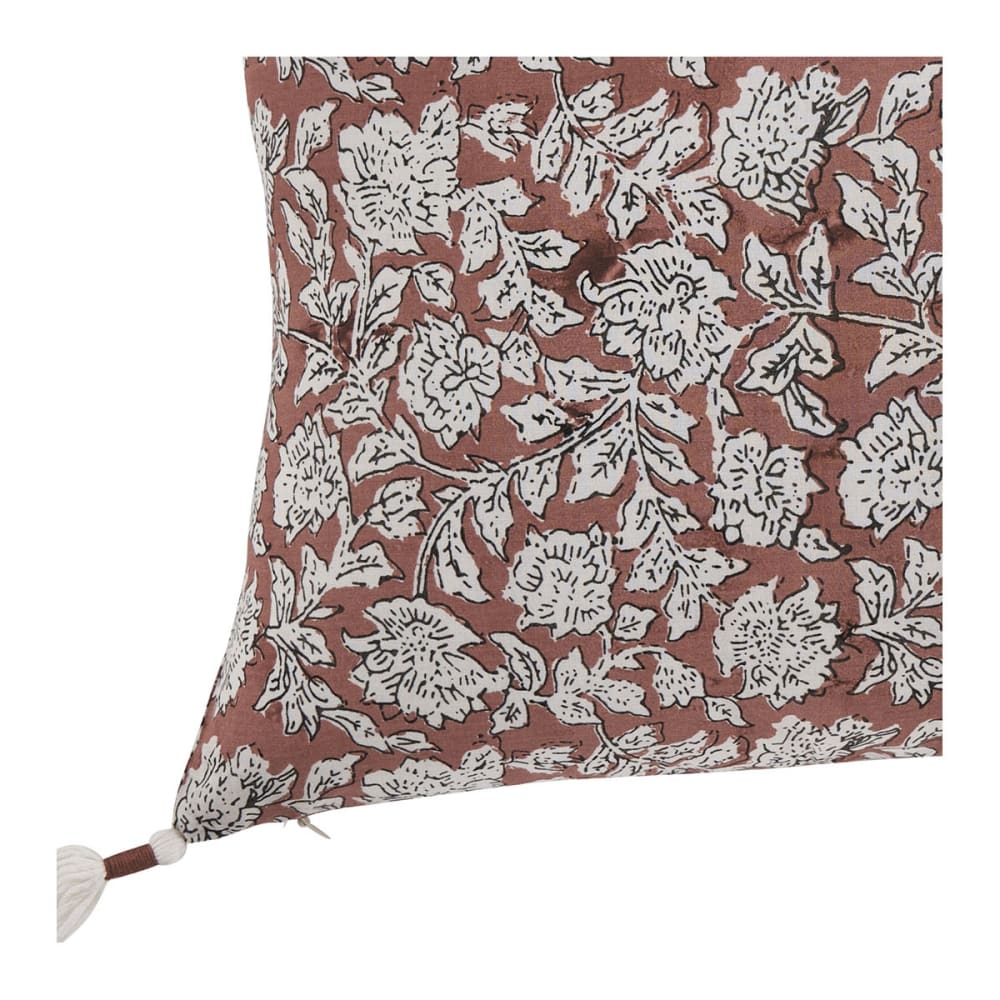Housse de coussin en coton - terracotta - 30 x 40 cm — vue 4