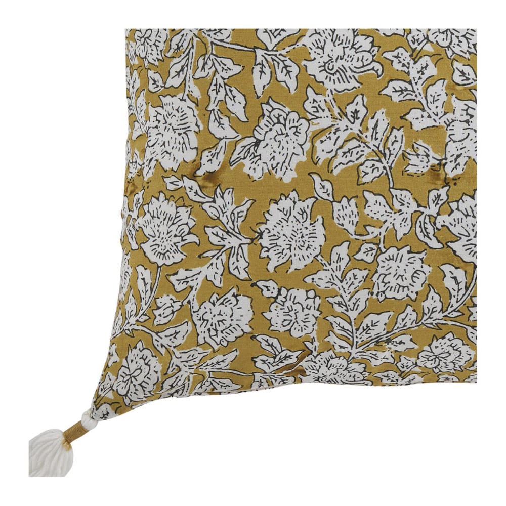 Housse de coussin en coton - safran - 30 x 40 cm — vue 4