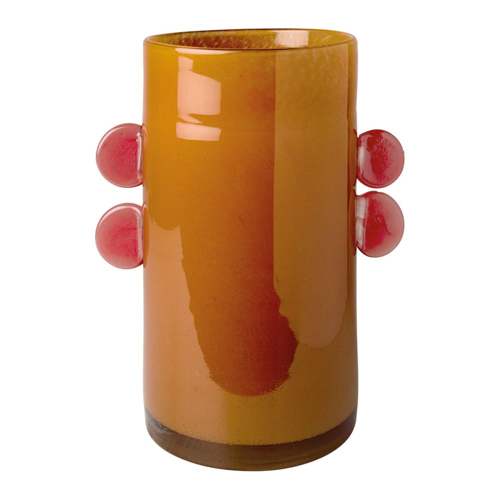 vase en verre - orange