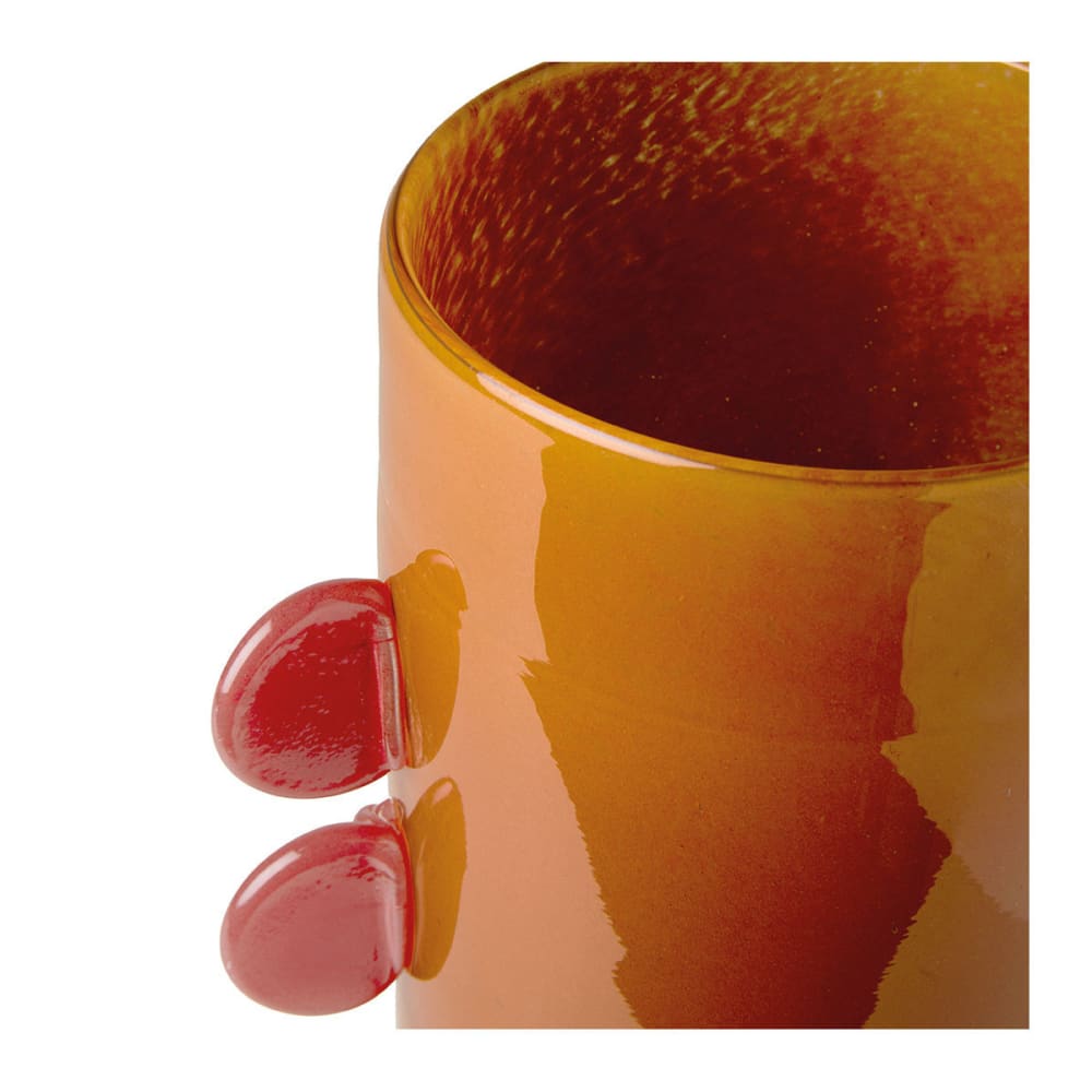 Vase en verre - orange — vue 4