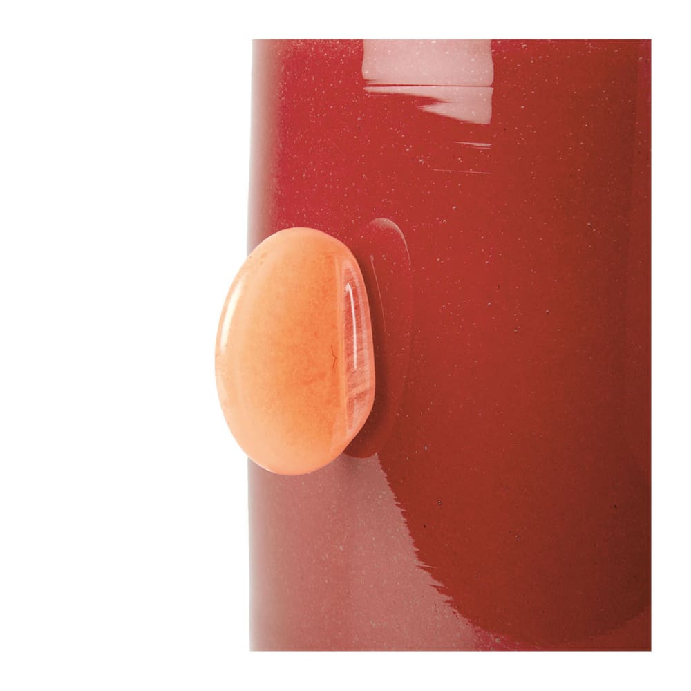 Vase en verre - framboise — vue 4