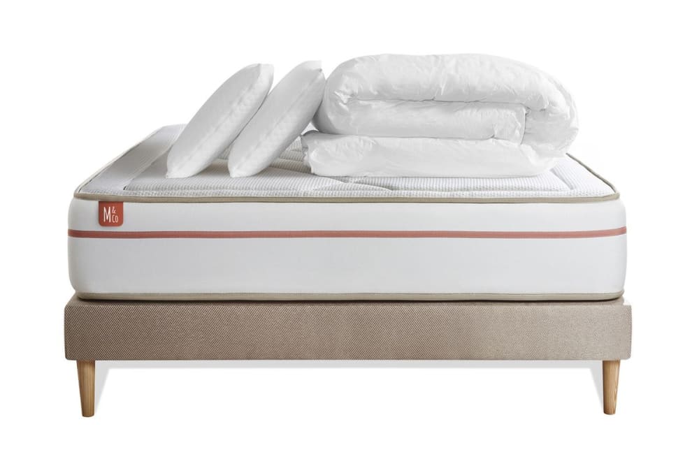 Pack matelas sommier - oreiller
