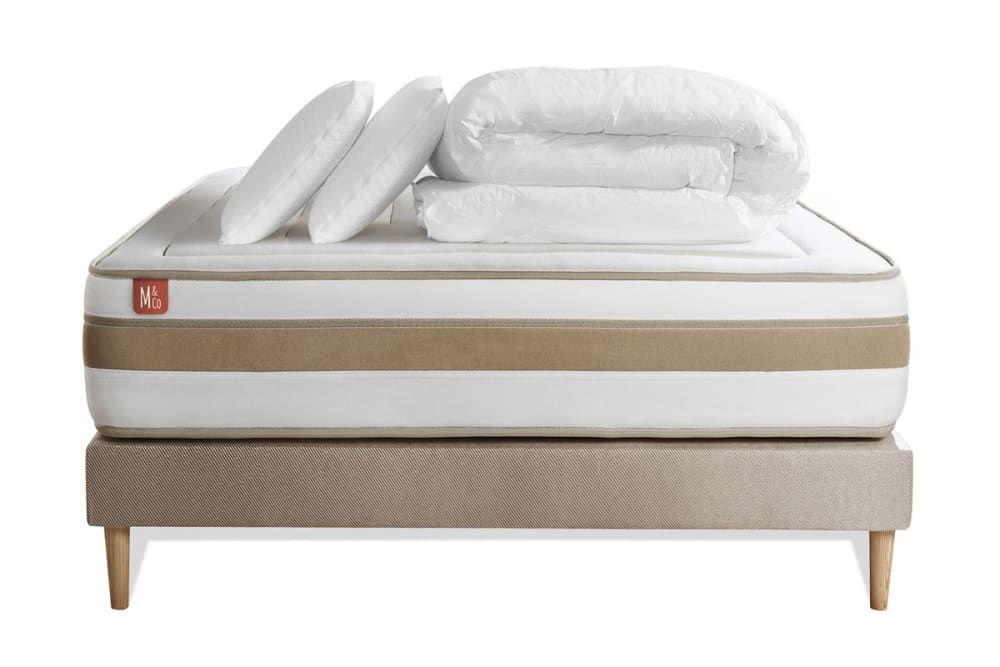 Pack matelas sommier - oreiller