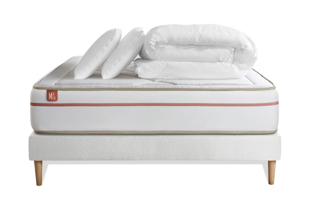 Pack matelas sommier - oreiller