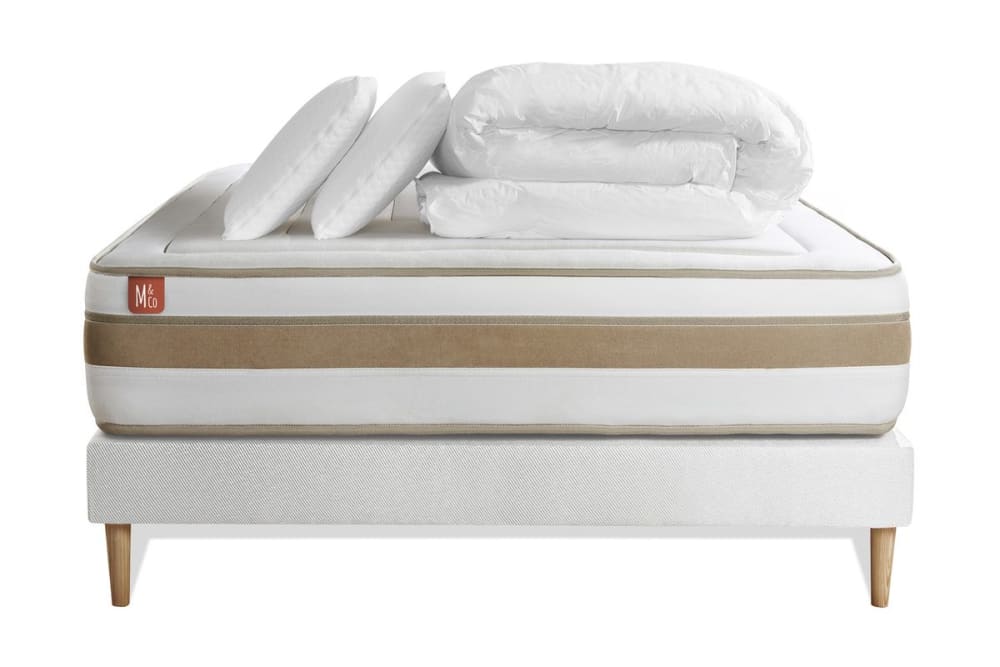 Pack matelas sommier - oreiller