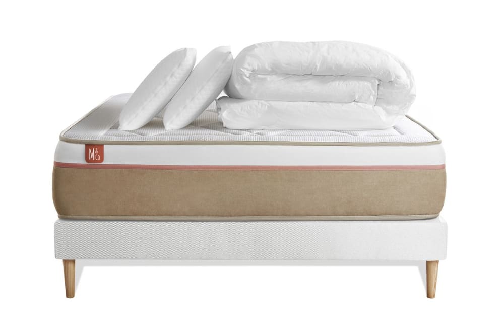 Pack matelas sommier - oreiller
