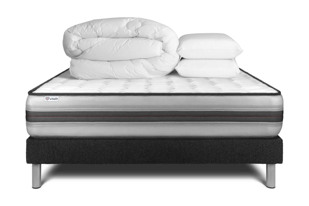 Pack sommier kit matelas - oreiller