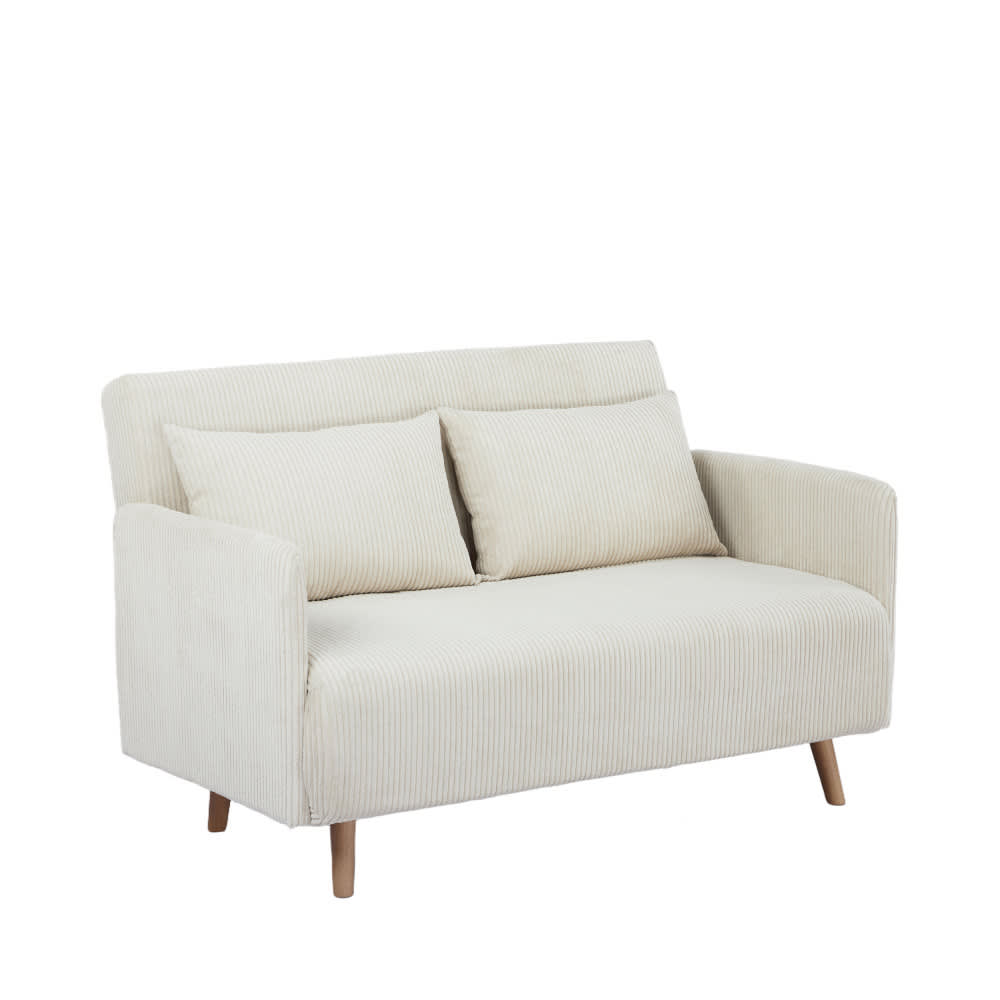 Canapé convertible 2 - clair pieds bois