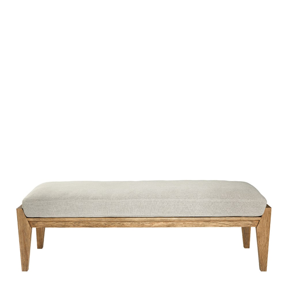banc et matelas en lin