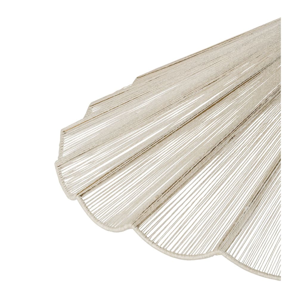 Suspension en jute blanche et métal - ø 90 cm — vue 4