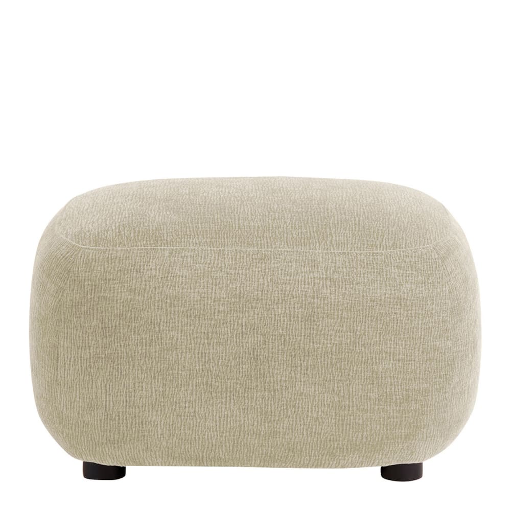Pouf en tissu velours