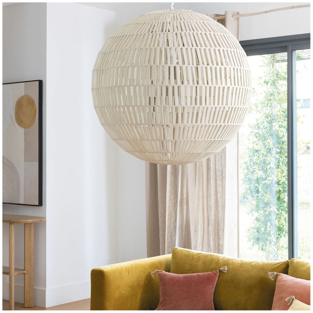 Suspension en jute - diam. 50 cm — vue 3