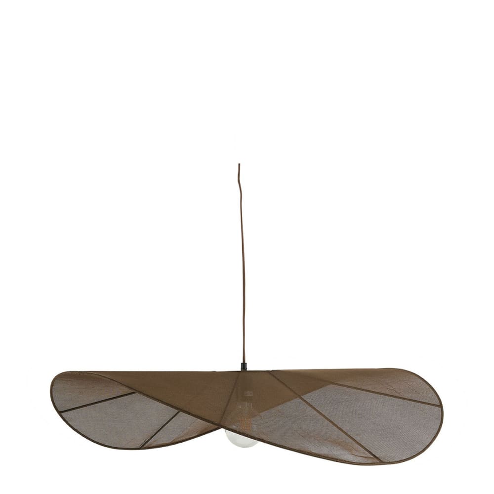 Suspension en tissage brun - ø 90 cm — vue 4