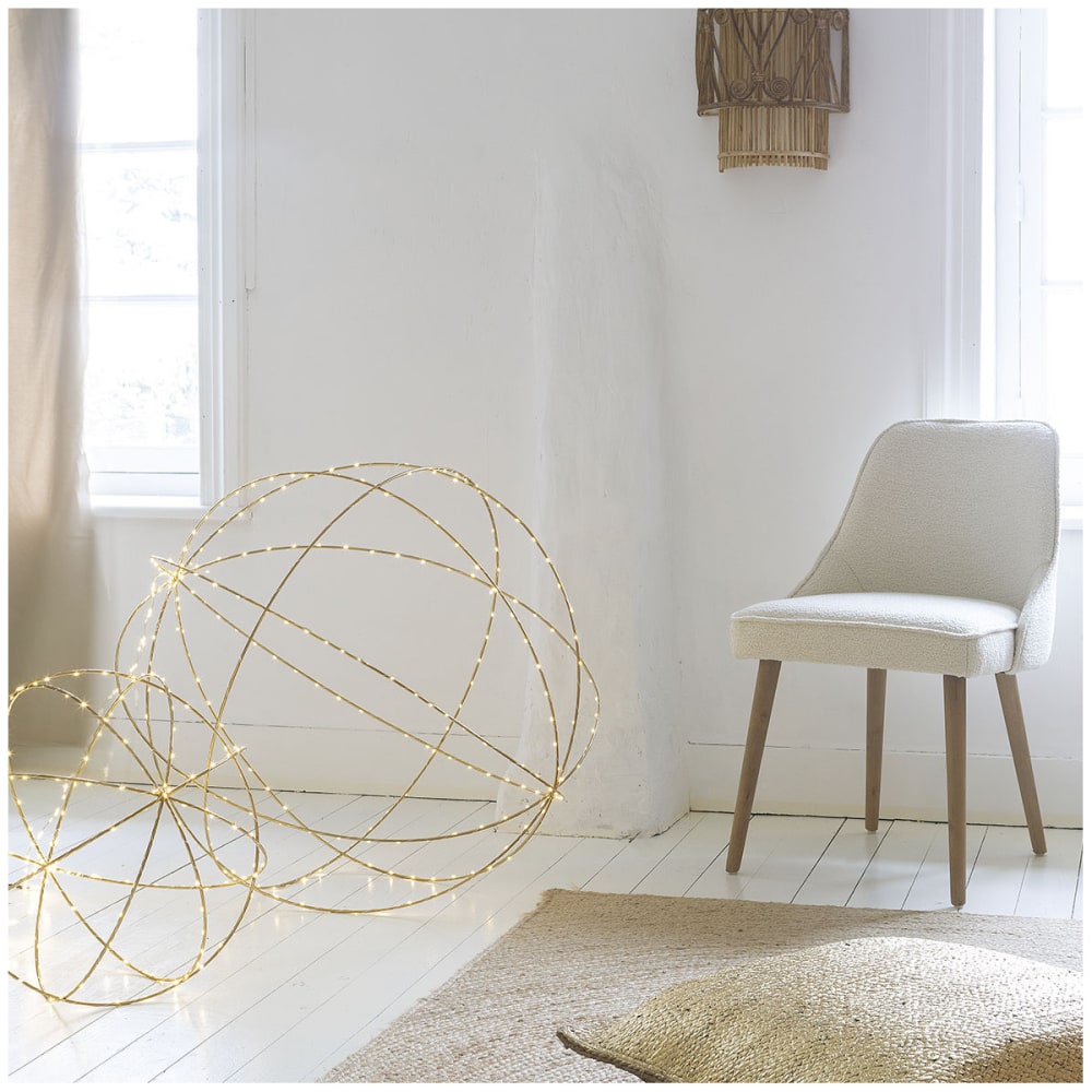 Boule lumineuse métal — vue 4