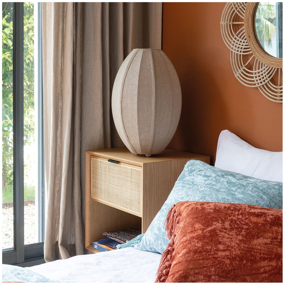 Lampe en toile de jute — vue 3
