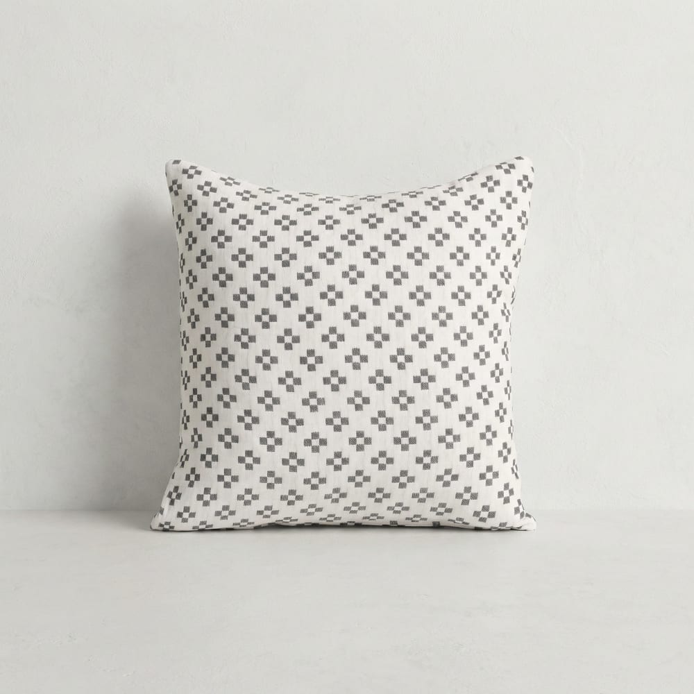Lot de 2 housses de coussin en coton bleu marine 45x45 cm